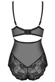 Obsessive Amallie teddy Body sexy, czarny