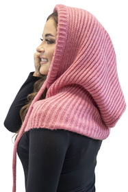 Kaptur balaclava Vivisence 70102 różowy
