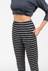 Piżama Italian Fashion Betty r.3/4 dł.sp. grafit/druk