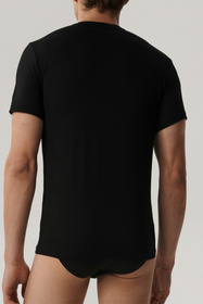 Atlantic BMV-050 t-shirt męski z bambusa czarny