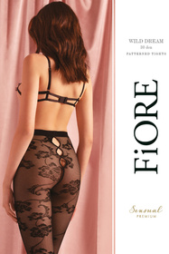 Fiore Wild Dream 30 Den O5040 Wyrób pończoszniczy rajstopy, black