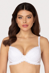 Biustonosz push-up Róża Gizela biały