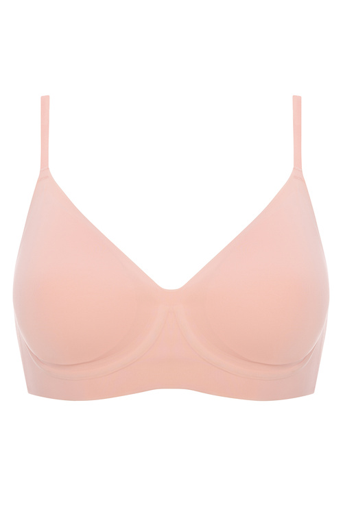Biustonosz braletka Julimex Simple T-shirt bra różowy