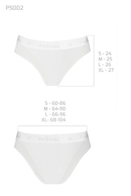 Passion PS002 Majtki figi, white