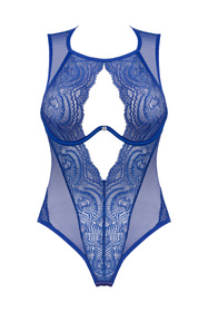 Obsessive Giselia teddy Body sexy, niebieski
