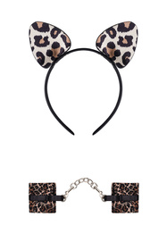 Obsessive Tigerlla Nocna sexy kostium, brązowy