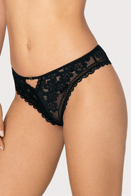 Stringi Róża Gizela czarny