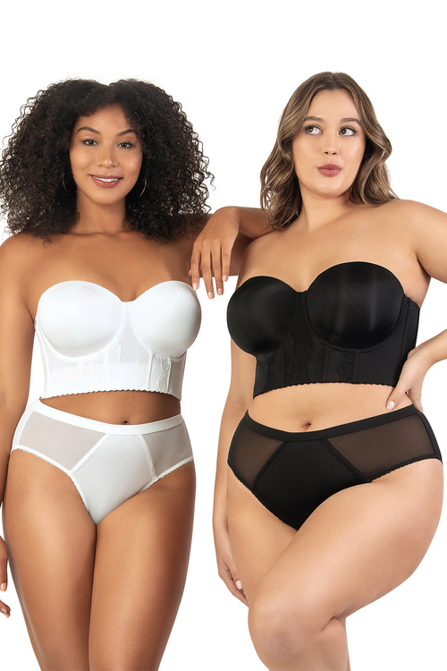 Półgorset Parfait P50116 Elissa Pearl White