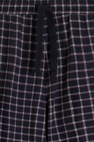 Atlantic NMP-404 piżama męska Peach Effect długi rękaw, niebieski/granat