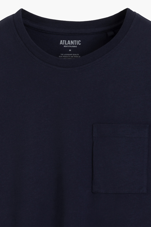 Atlantic NMP 402 piżama męska krótka granatowy