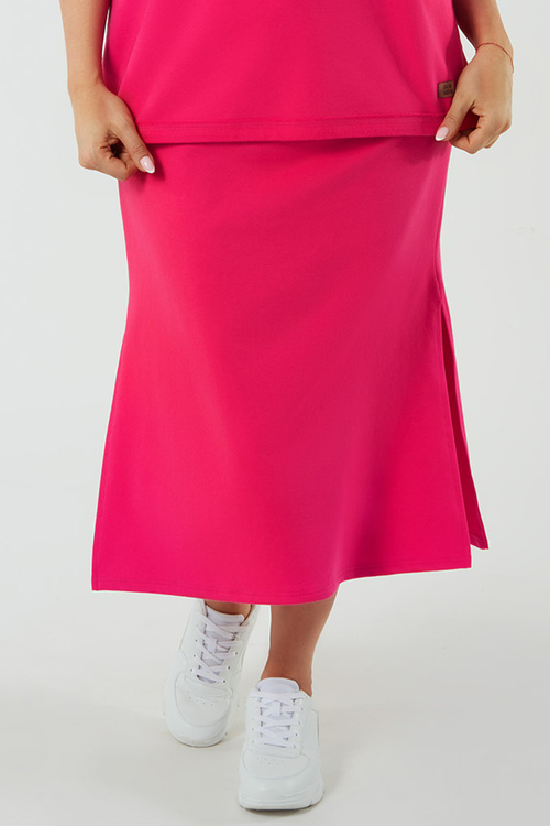 Spódnica Italian Fashion Stella maxi fuksja