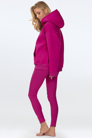 Komplet legginsy + bluza Dkaren Oseye-Kpl fuksja