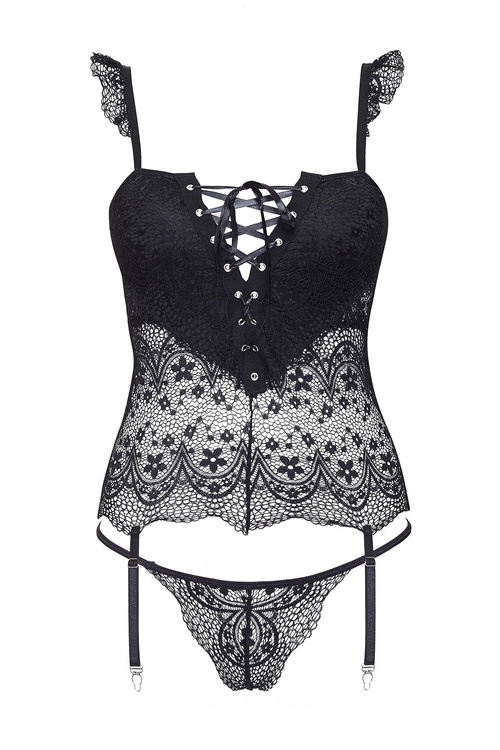Gorset sexy Beauty Night Alena corset BN6682 black