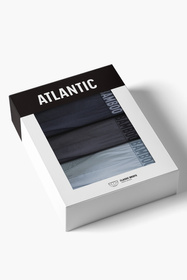 Slipy Atlantic 3MP-199 3-pack granat/niebieski/grafit 