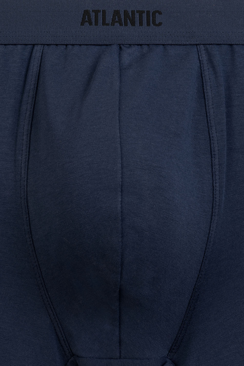 Atlantic 6SMH-004 bokserki męskie 6-pack z miękką gumą, indygo/szary/granat/khaki/niebieski ciemny/denim