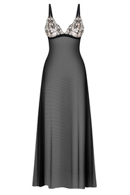 Obsessive Vila Blanes long chemise koszulka nocna długa multicolor