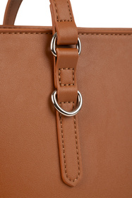 Vivisence T0017 torebka na ramię z zamkiem brown