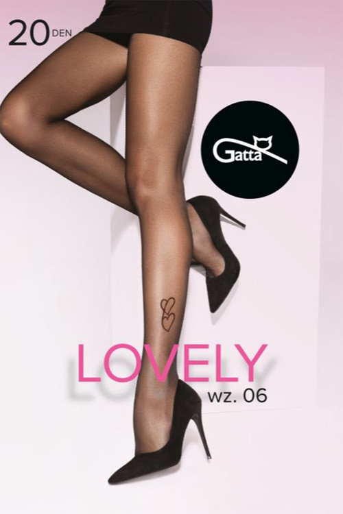 Gatta Lovely 06 20 DEN Wyrób pończoszniczy rajstopy, nero