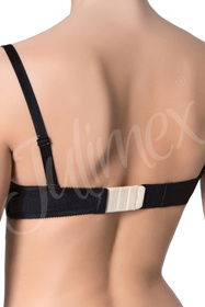 Julimex BA-03 2-rzędowy Akcesoria do biustonosza przedłużacz obwodu, czarny