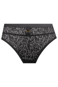 Unikat Madera figi z koronkowymi wstawkami i gładkim tyłem czarny