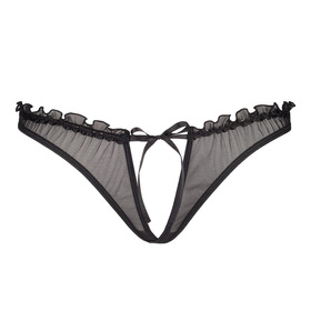 Axami V-6458 Charbon Majtki stringi, czarny