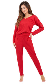 Dres homewear Italian Fashion Karina dł.r. dł.sp. czerwony