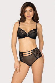 Biustonosz miękki Róża Zulaj czarny