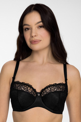 Biustonosz półusztywniany Gaia 899 Goldie czarny 3