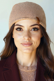 Czapka Vivisence 70115 beżowy