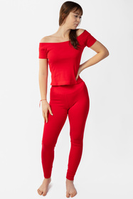 Legginsy Dkaren Bayo-Le czerwony