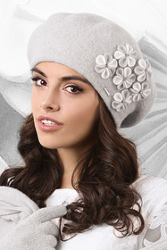 Kamea Gorycja Nakrycie głowy beret, szary