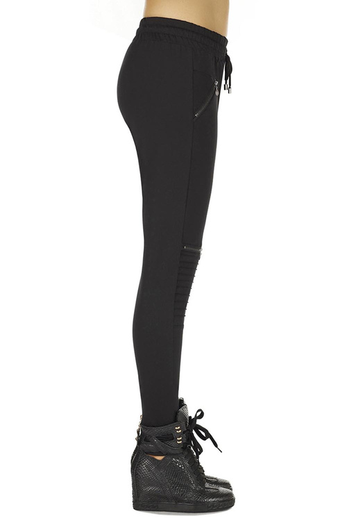 Bas Bleu Izzy Spodnie rurki, black