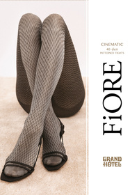Wyrób pończoszniczy rajstopy Fiore Cinematic 40 DEN G6096 grey 