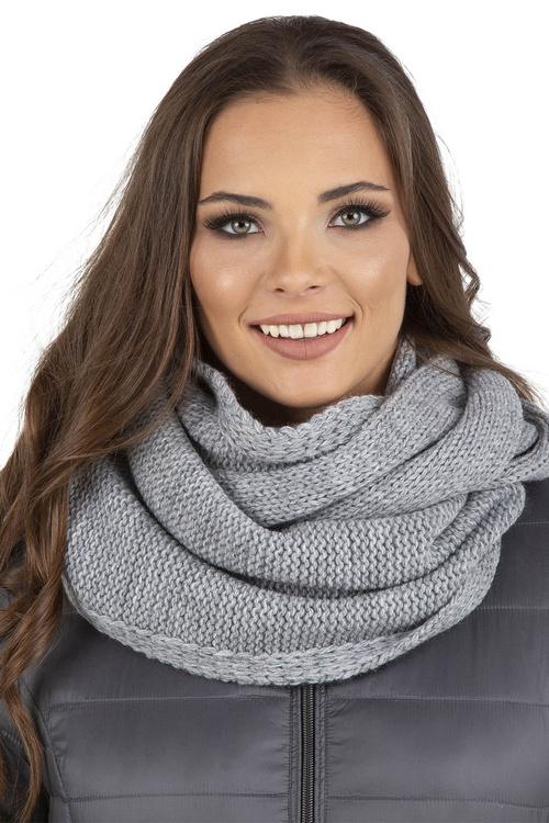 Komplet czapka+komin+rękawiczki Vivisence 7014 Kmpl+R jasnoszary