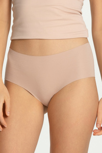 Wysokie figi Julimex COTTON MOOD Maxi beżowy