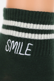 Moraj CSL200-898 skarpetki za kostkę bawełniane zielony