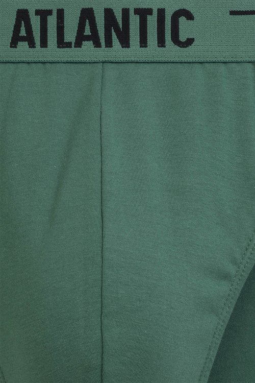 Atlantic 5SMP-004 5-pack slipy klasyczne z logo zielony/granat/niebieski/indygo/ciemnoniebieski