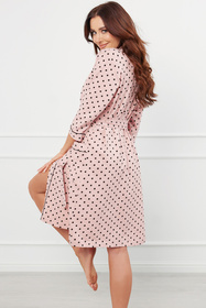 Szlafrok Italian Fashion Bonilla r.3/4 druk/róż