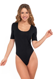 Moraj BD1900-040 body klasyczne, okrągły dekolt black