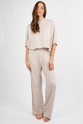 Komplet bluza+spodnie Dkaren DK-K-B20 ecru