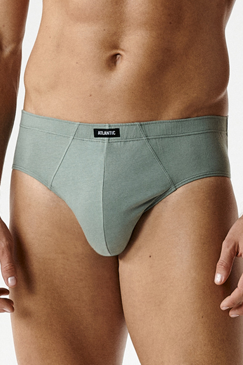 Atlantic 5SMP-003 slipy męskie 5-pack bawełniane granat/zielony/burgund/indygo/denim