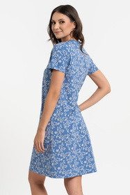 Moraj PDK2700-009 koszula nocna z dekoltem w serek blue