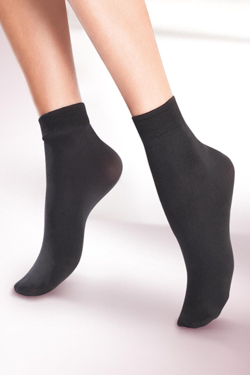 Gabriella Microfibre Code 601 Wyrób pończoszniczy skarpetki, nero