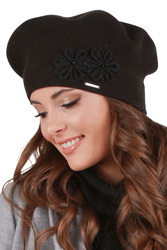 Vivisence 7007 Nakrycie głowy beret, czarny
