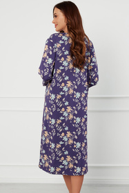 Koszula Italian Fashion Pulia r.3/4 druk/niebieski