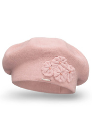 Vivisence 7006 Nakrycie głowy beret, różowy