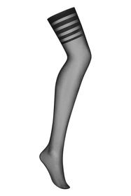Obsessive Lune Bellis stockings pończochy do pasa black