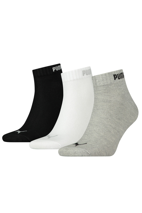 Puma Quarter 3-pack Skarpety za kostkę, multicolors
