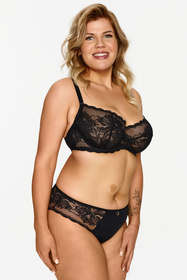 Lupo 2624-25-26 figi klasyczne z miękkiego materiału czarny