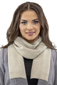 Vivisence 7006Kmpl Komplet beret+szalik, beżowy